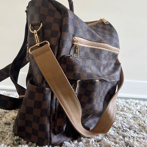 Checkered Backpack